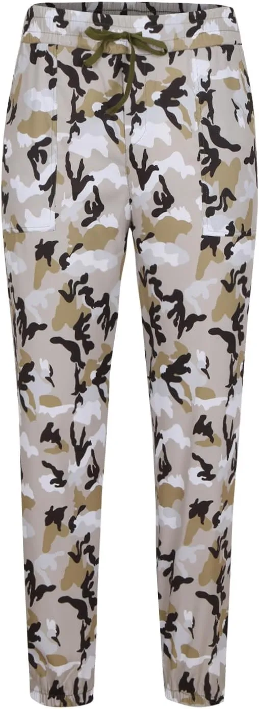 Mens Relaxed-Fit Cargo Pants Multi Pocket Camo Work Tactical Trousers Outdoor Lightweight Breathable Hiking Pants