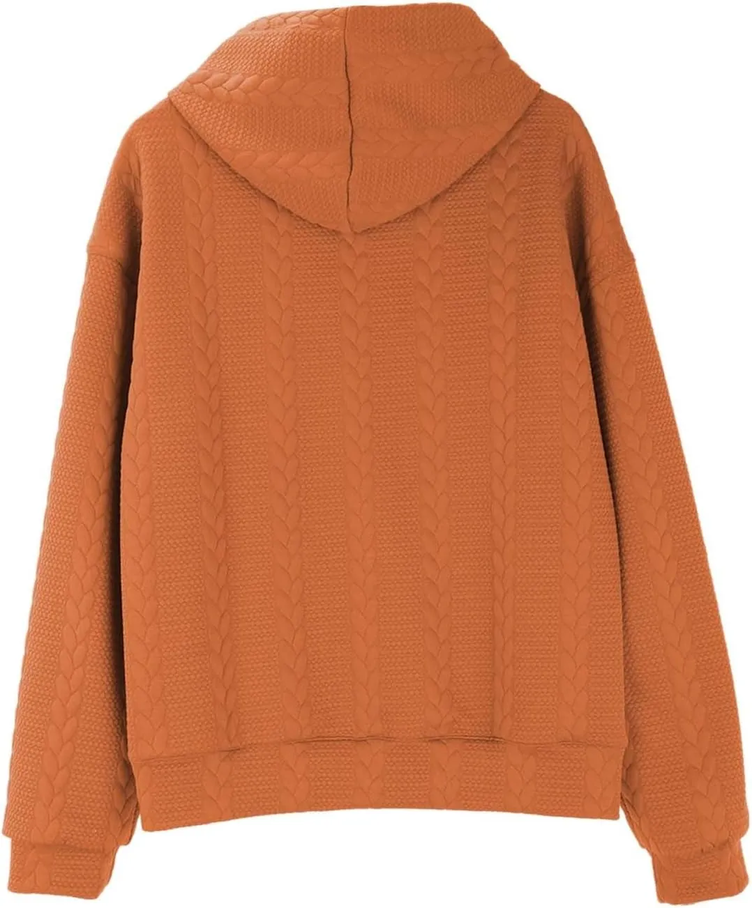 Mens Relaxed Fit Knitted Hoodie Hipster Casual Long Sleeve Solid Color Pullover Sweater Lightweight Hooded Sweatshirt