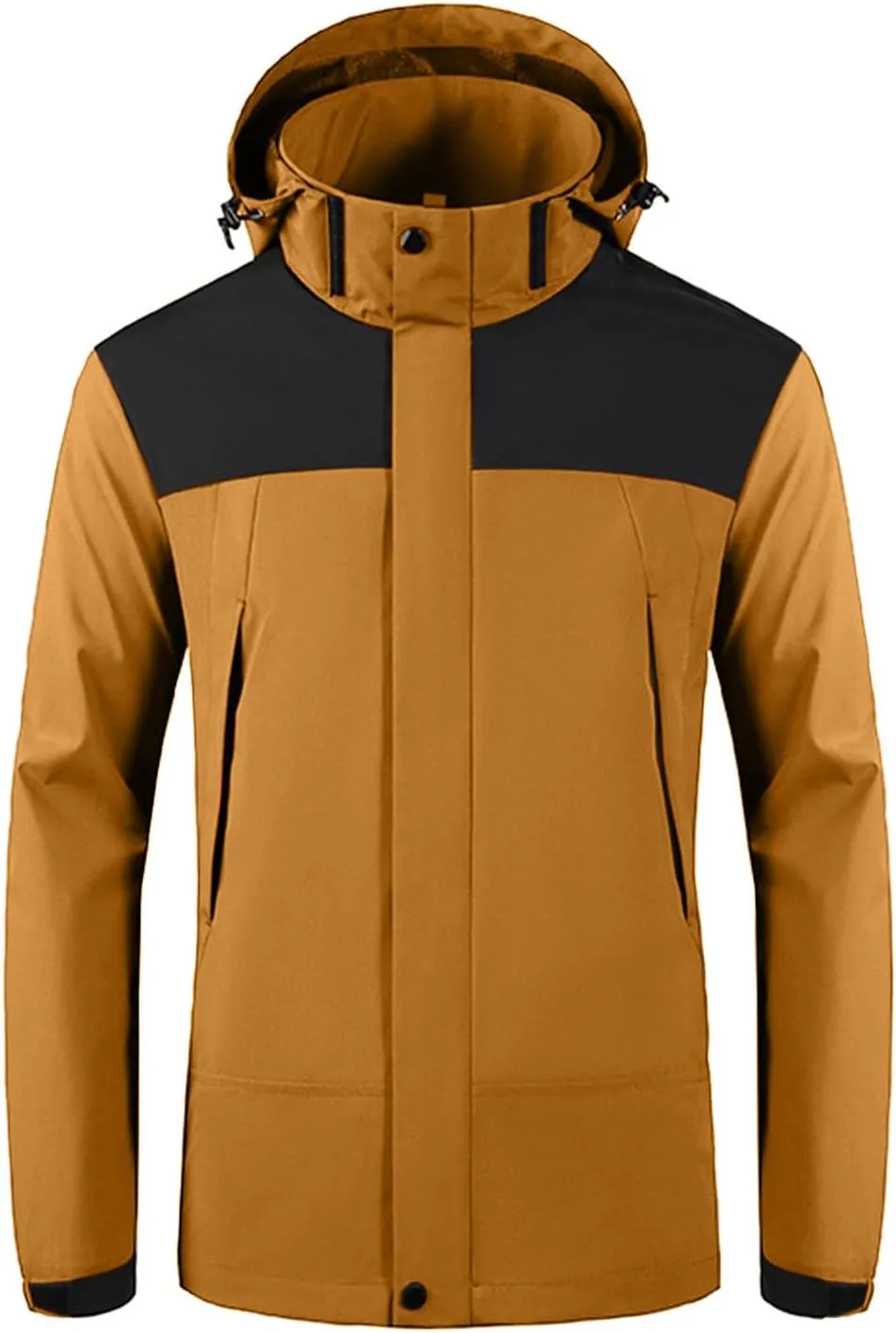 Mens Waterproof Rain Jackets For Business Casual Outdoor Softshell Jacket Windbreaker Fall Fashion Hooded Rainoats
