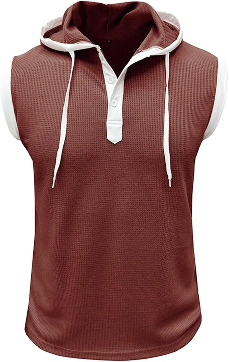 Men's Workout Tank Tops with Hood Sleeveless Cut Off Muscle Shirt Stylish Hoodies Pullover Thin Quick Dry Vest Shirts