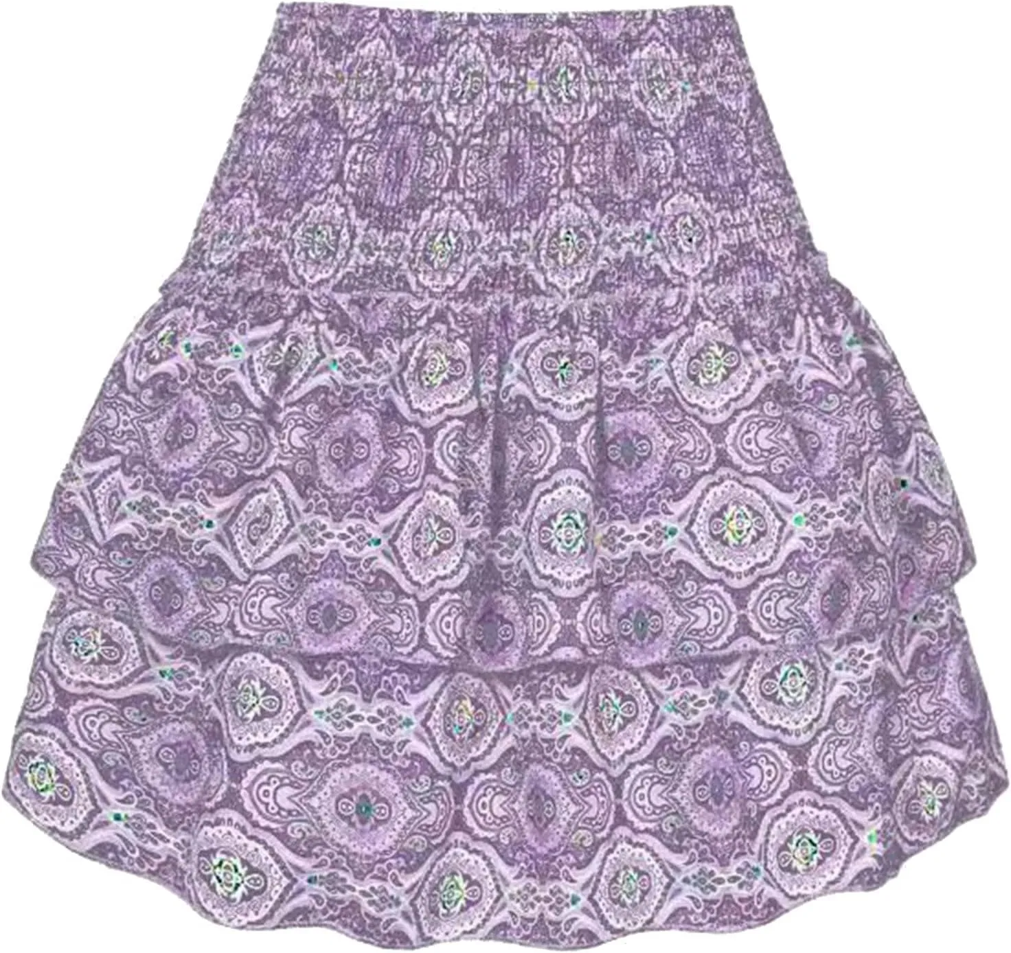 Mini Skirt Womens Sexy Skirt Pleated Skirt Ruffle Printed Skirt Fashion Printed Pleated Flowy Skirt for Women