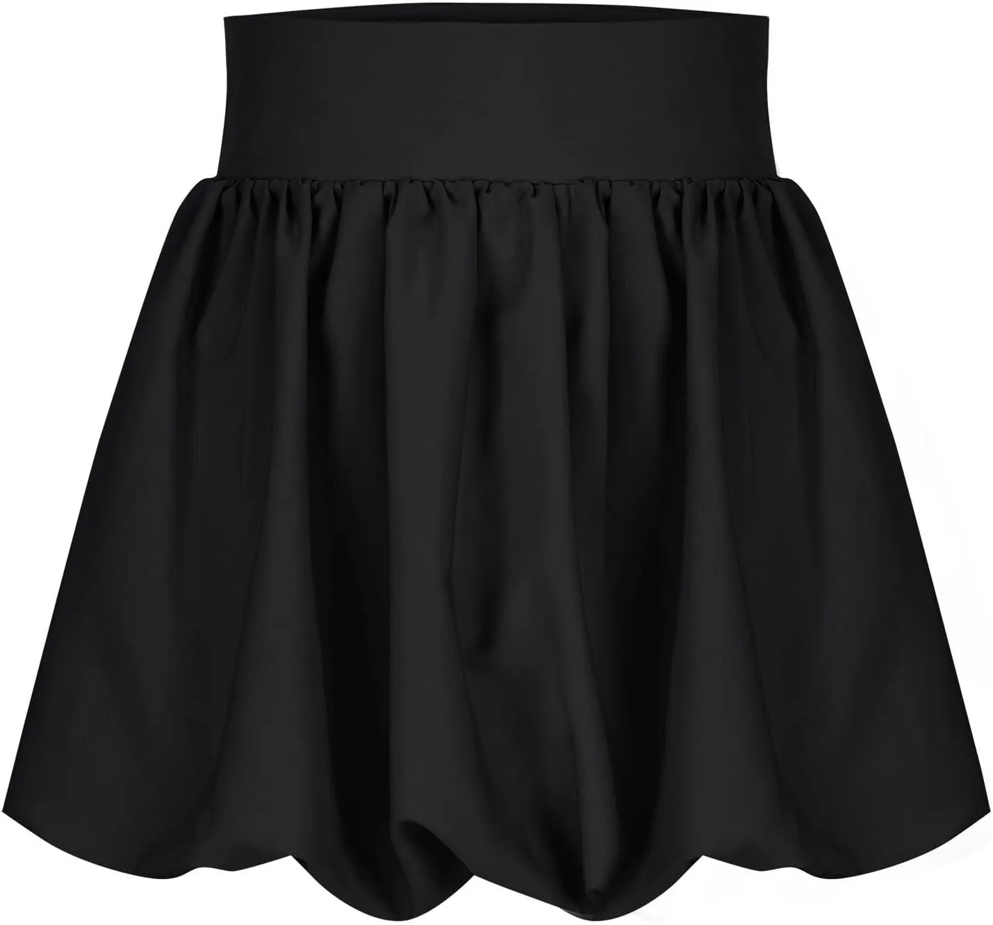Mini Skirts Women Tummy Control Summer Skirts Casual Puffy Skirts A Line Pleated Skirts Trendy Zipper Fluffy Skirts