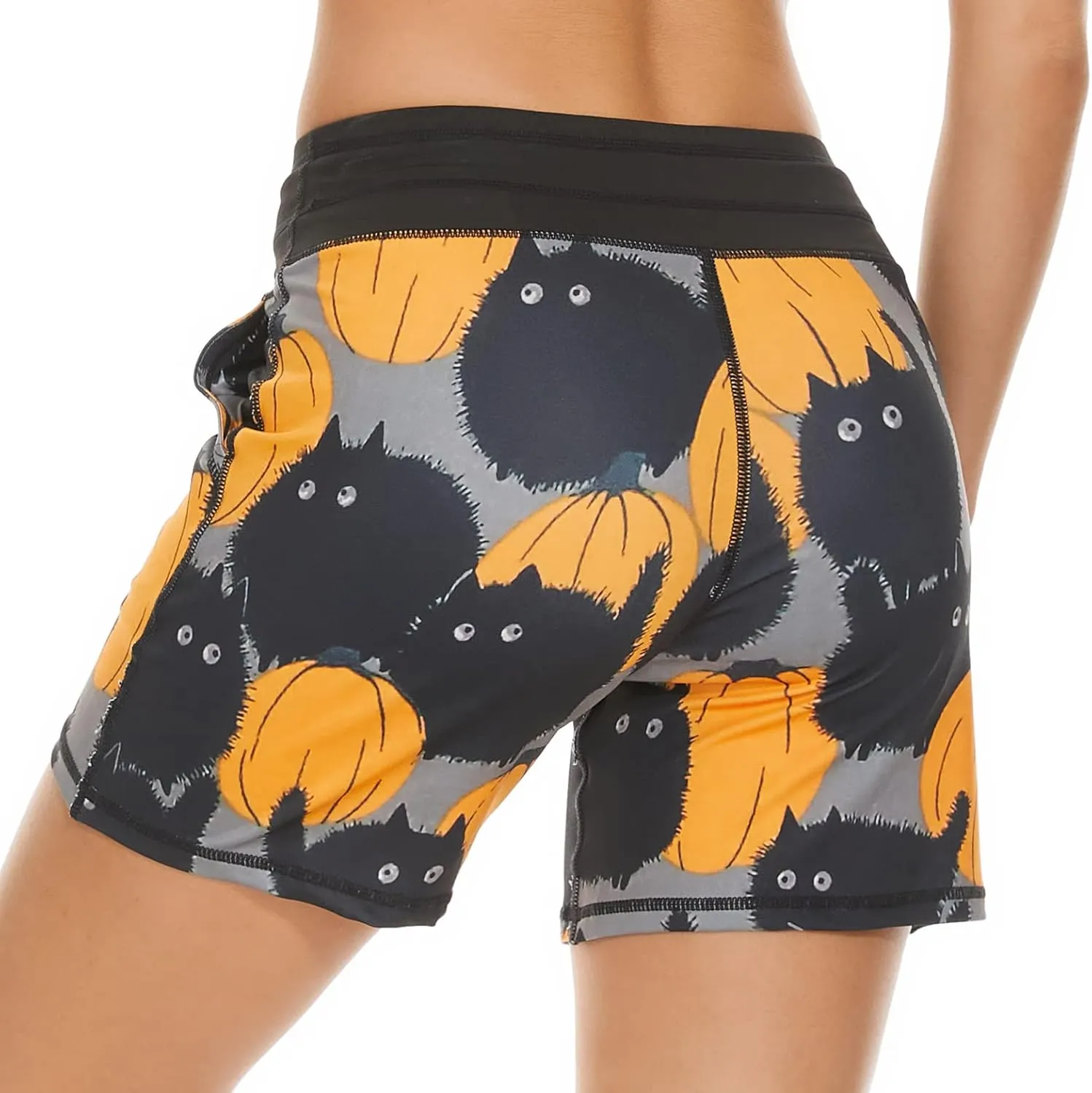 MOUEEY Women's Workout Hiking Shorts Running Athletic Gym Shorts with Pockets