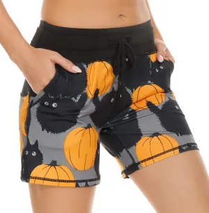 MOUEEY Women's Workout Hiking Shorts Running Athletic Gym Shorts with Pockets