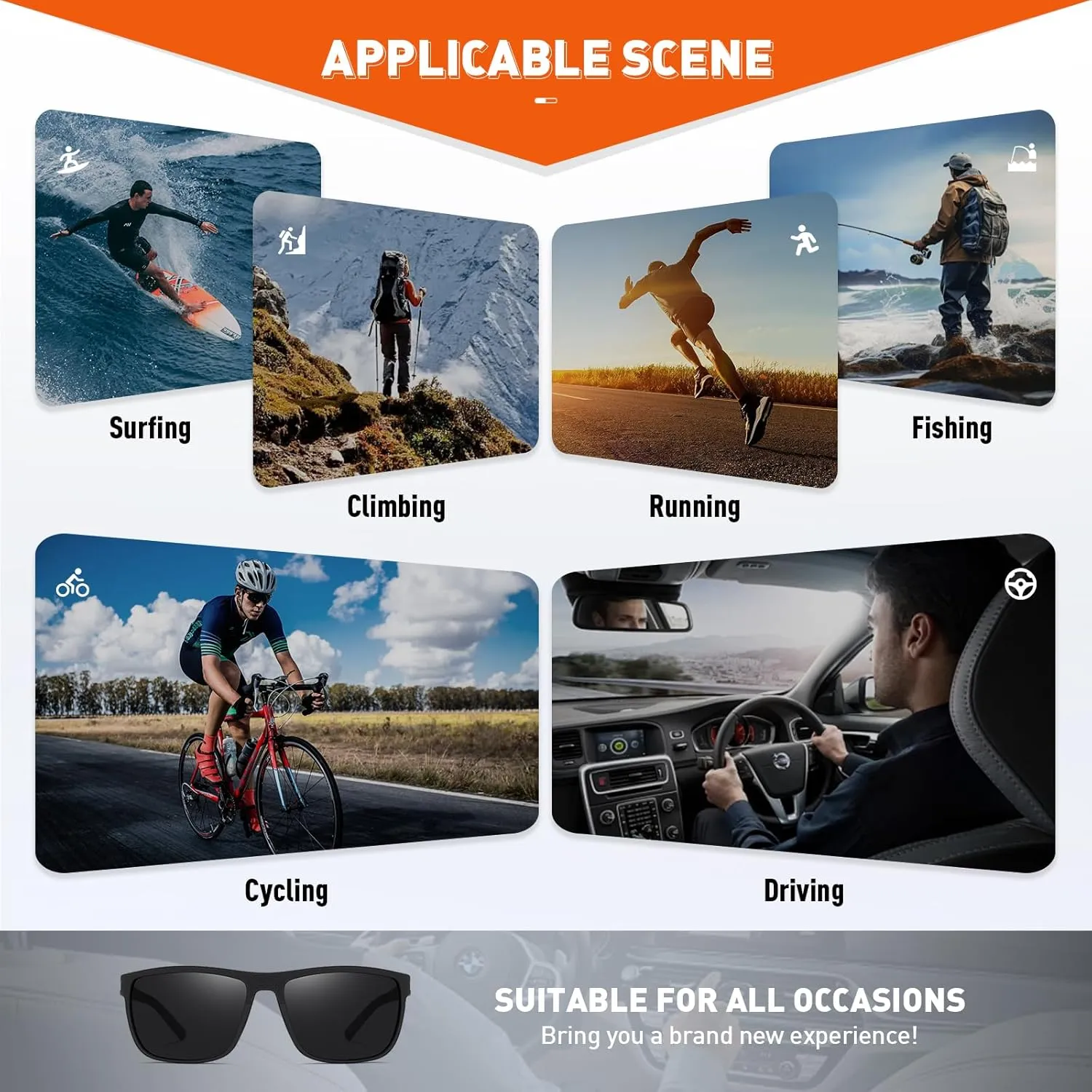 Night Vision Glasses for Men and Women Yellow Safety Driving Glasses with UV Protection and Anti Glare