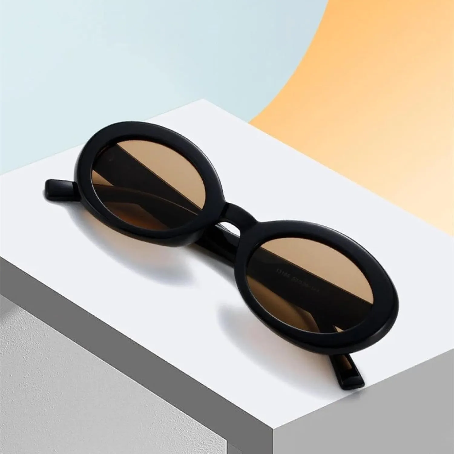 Oval Jelly Color Women Sunglasses Fashion Uv400 Men Trending Gradient
