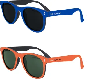 Polarized Sunglasses for Men and Women, Sun Glasses with UV Protection for Driving Running Fishing Golf Blue/Orange