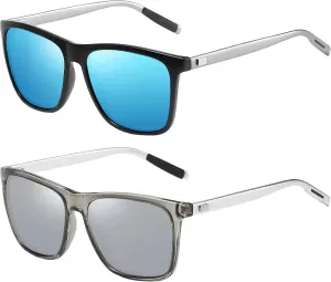 Polarized Sunglasses for Men and Womens UV400 Protection Sports Driving Fishing Glasses 3pack