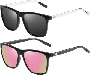 Polarized Sunglasses for Men and Womens UV400 Protection Sports Driving Fishing Glasses 3pack
