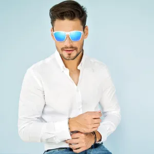 Polarized Sunglasses for Men, Square Sunglasses, Uv Resistant Sunglasses, Suitable for Outdoor Activities