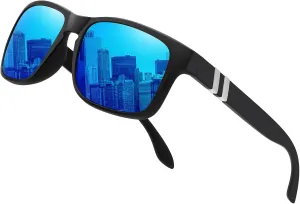 Polarized Sunglasses for Men UV400 Protection Sports Cycling Driving Fishing Sun Glasses