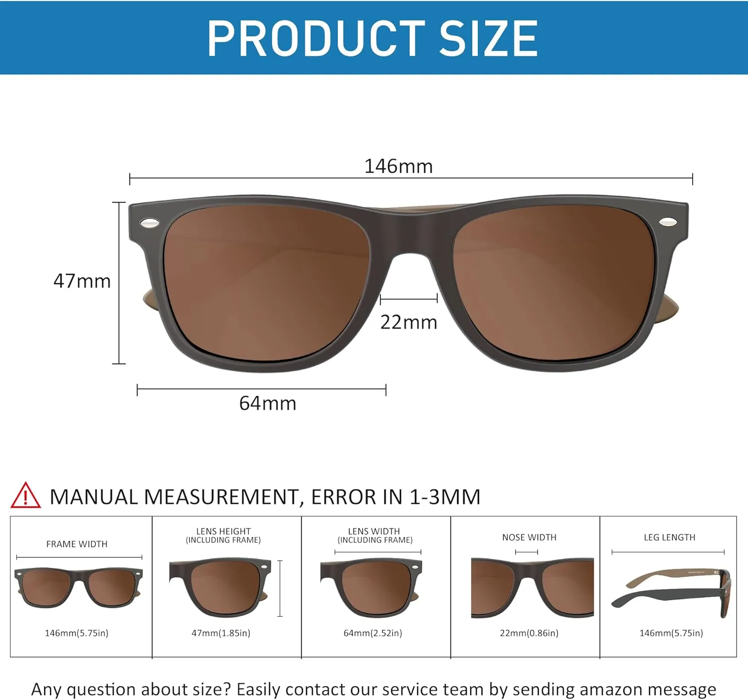 Polarized Sunglasses for Men Women Round Retro Classic Fashion Eyewear UV400 Sun Glasses for Sports 3 Packs