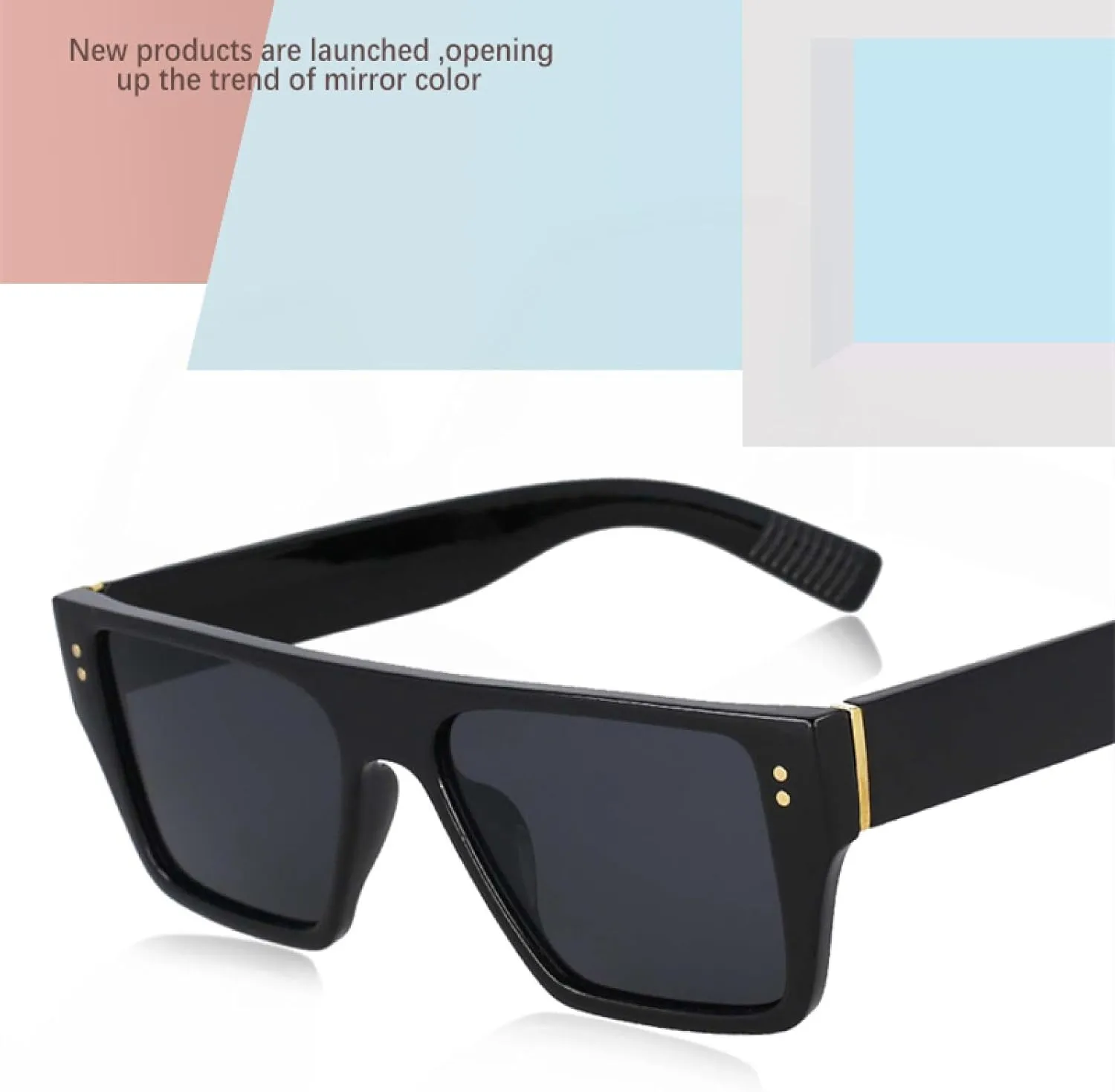 Rectangle Vintage Sunglasses for Women Uv400