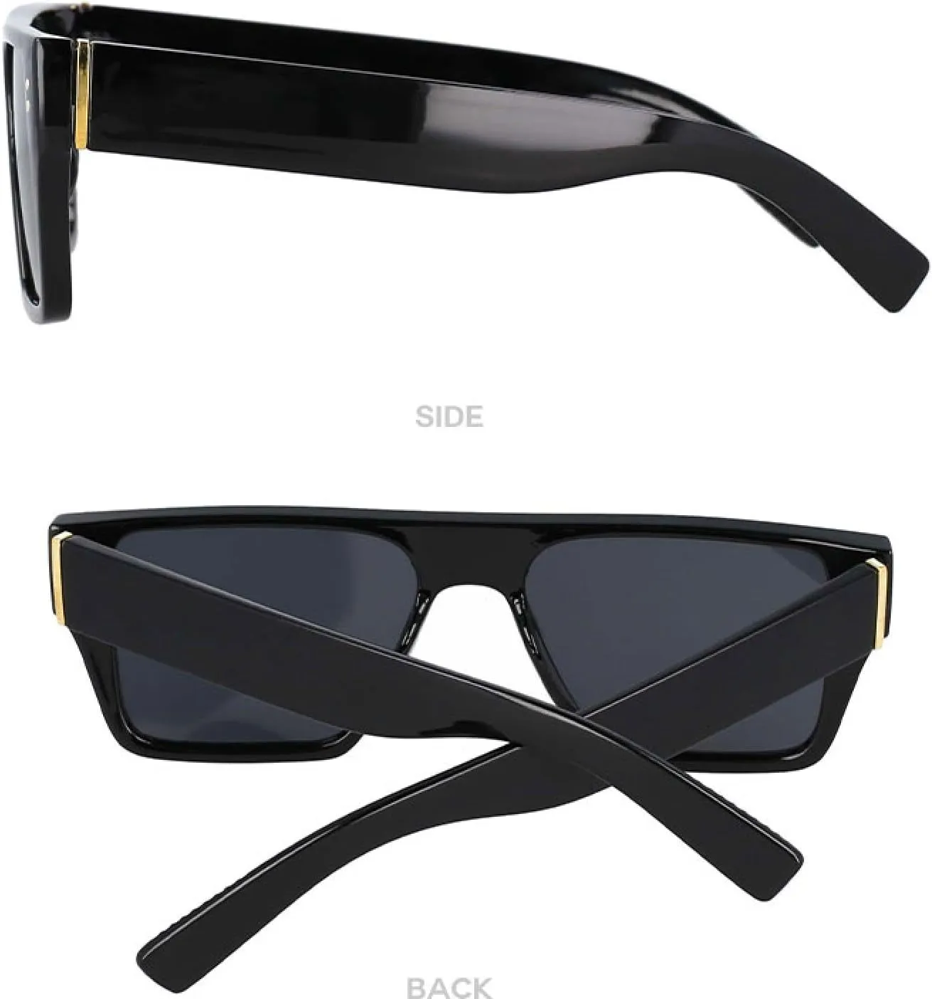 Rectangle Vintage Sunglasses for Women Uv400