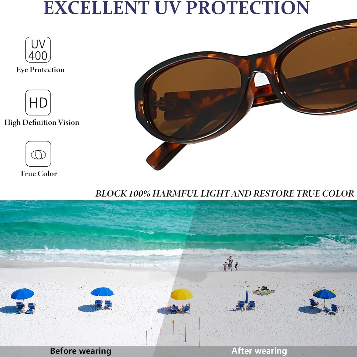 Retro Oval Sunglasses for Women Trendy Cute Womens Small Oval Sunglasses 90s Narrow Cat Eye Shades