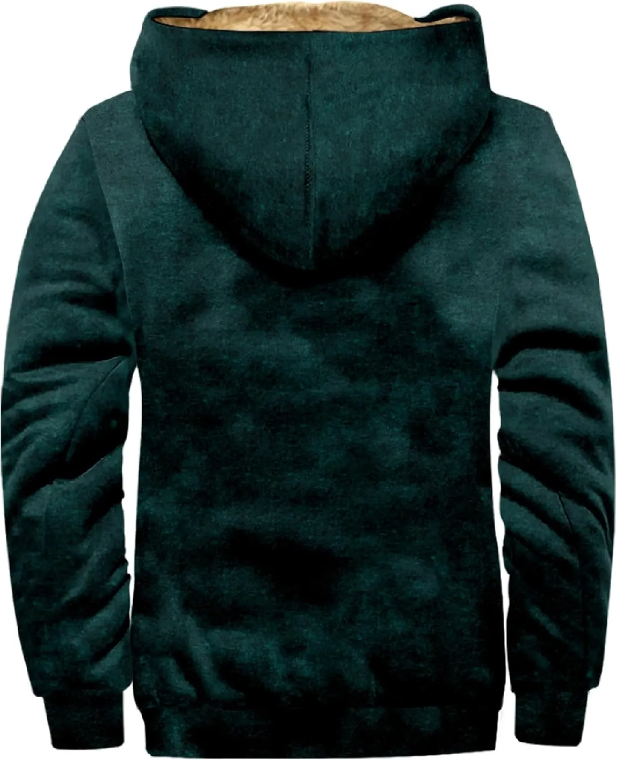 RTRDE Mens Fall Jacket Fleece Lined Zip Up Casual Fashion Hooded Jackets Winter Warm Work Hoodie Coats