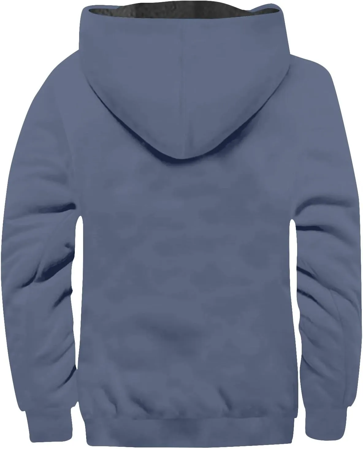 RTRDE Mens Winter Jacket Zip Up Sweatshirts Fleece Jackets Thick Sherpa Lined Hoodie Coats Outwear Jacket, S-8XL