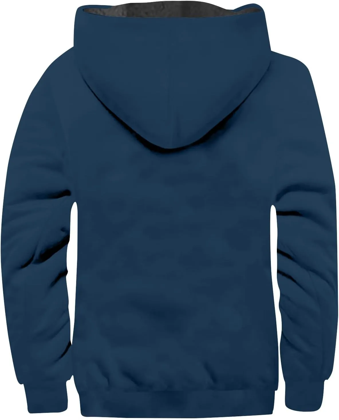 RTRDE Mens Winter Jacket Zip Up Sweatshirts Fleece Jackets Thick Sherpa Lined Hoodie Coats Outwear Jacket, S-8XL