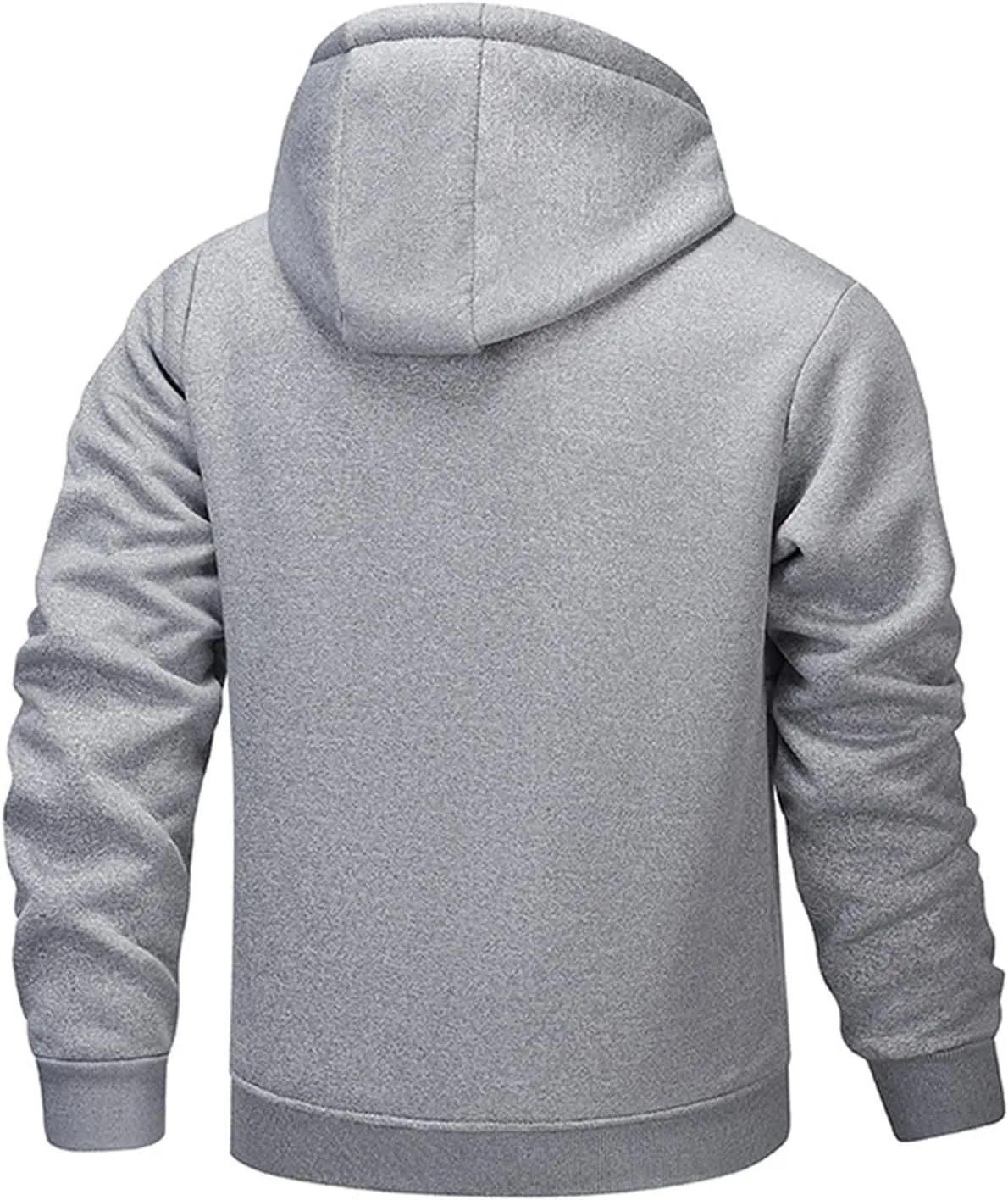 RTRDE Mens Work Jacket Zip Up Sweatshirts Heavyweight Winter Fleece Sherpa Lined Warm Hoodie Jackets Coats Jacket, S-3XL