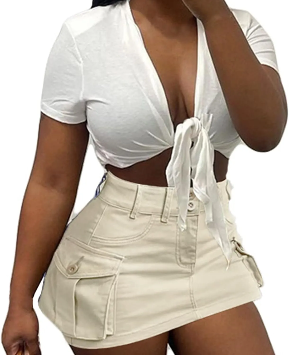 Skirt for Women, Women Casual High Waist Mini Skirt Bodycon Pleated Skirts Spring Dresses Gothic Skirts with