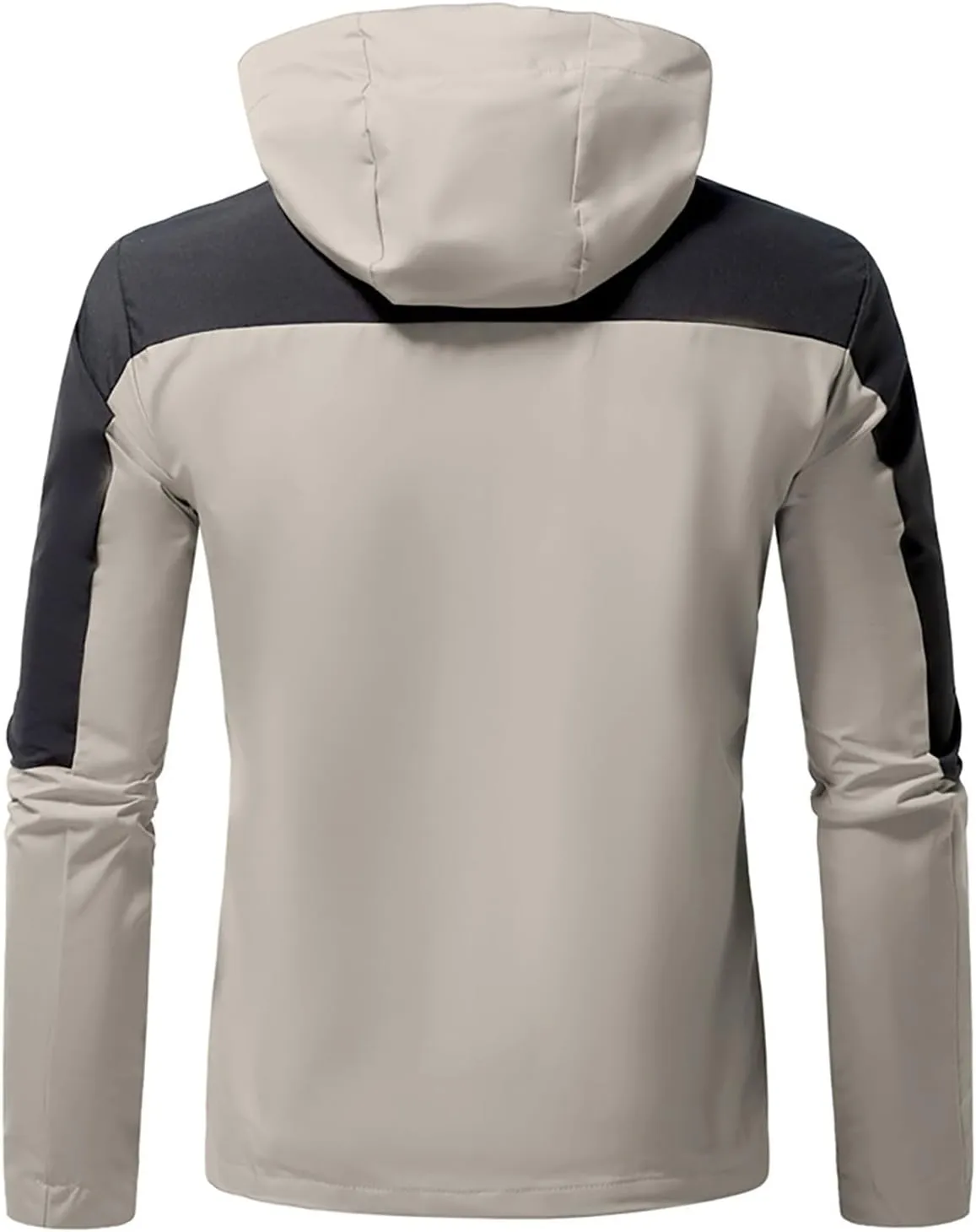 Spring Fall Rain Jacket Men Outdoor Sports Climbing Camping Hiking Fishing Zipper Hooded Raincoats Windbreaker Jacket