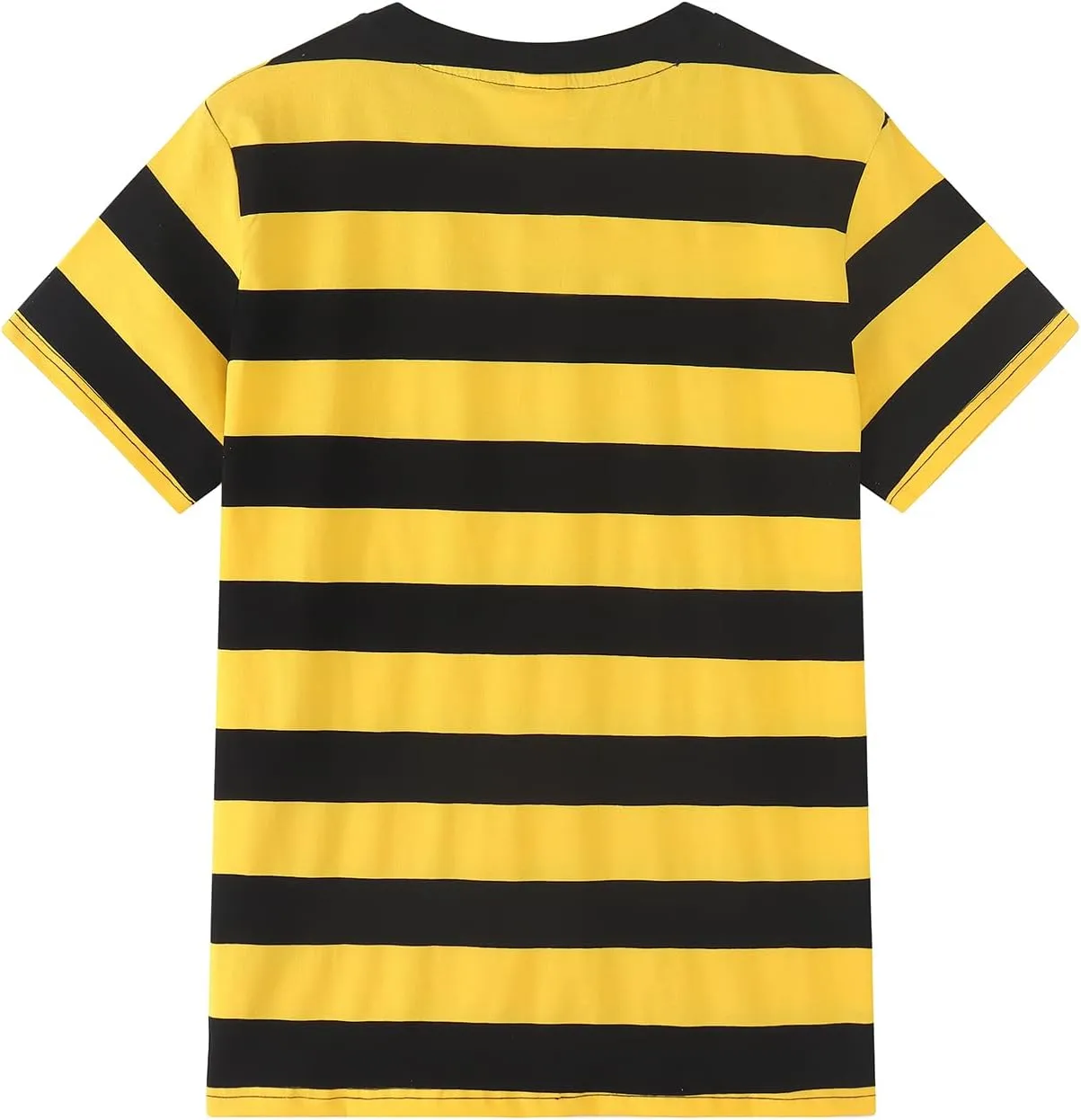 Spring&Gege Men's Short Sleeve Striped Cotton Crew Neck T-Shirts