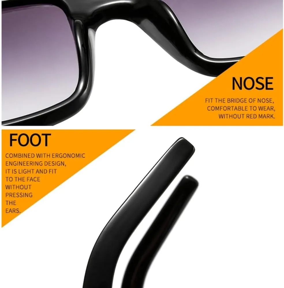 Square Cat Eye Diamond Luxury Sunglasses Men Women Fashion Shades UV400 Vintage Glasses