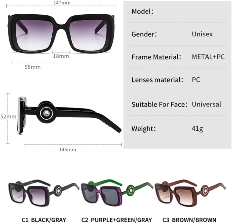 Square Cat Eye Diamond Luxury Sunglasses Men Women Fashion Shades UV400 Vintage Glasses
