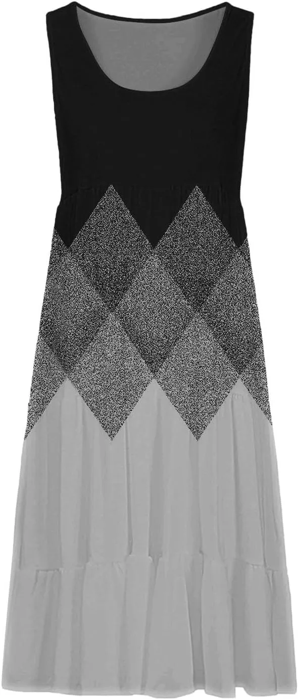 Summer Dresses for Women 2025 Summer Dresses for Women Plus Size Beach Dress Casual Sundresses Sexy Sleeveless Dress