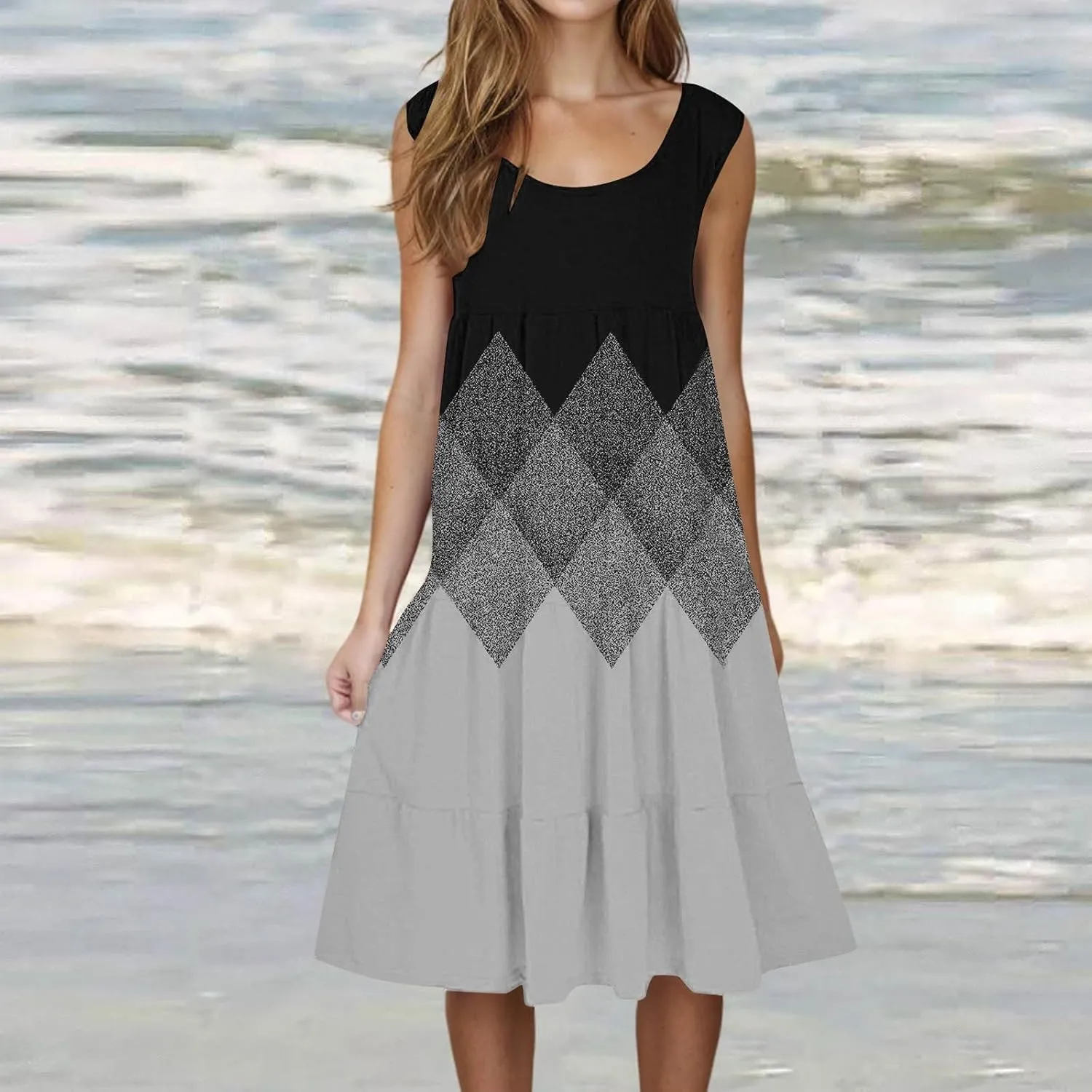 Summer Dresses for Women 2025 Summer Dresses for Women Plus Size Beach Dress Casual Sundresses Sexy Sleeveless Dress