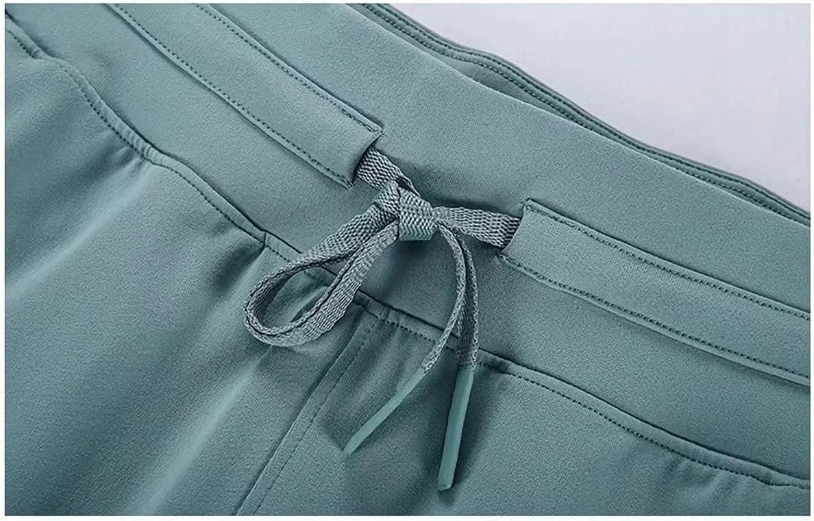 Summer Quick-Dry Drawstring Waist Running Shorts Women Sports Workout Shorts Gym Athletic Shorts with Pockets