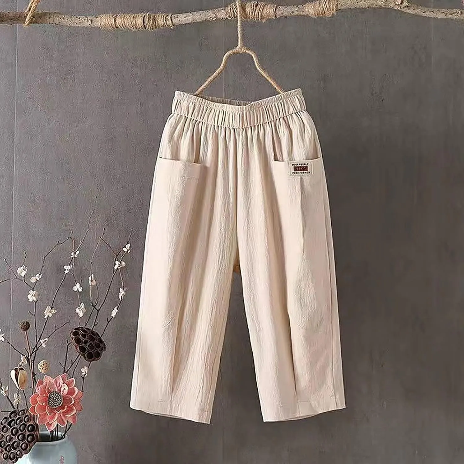 Summer Shorts for Women 2024 Knee Length High Waisted Wide Leg Bermuda Shorts Pockets Plus Size Business Dressy Casual Shorts