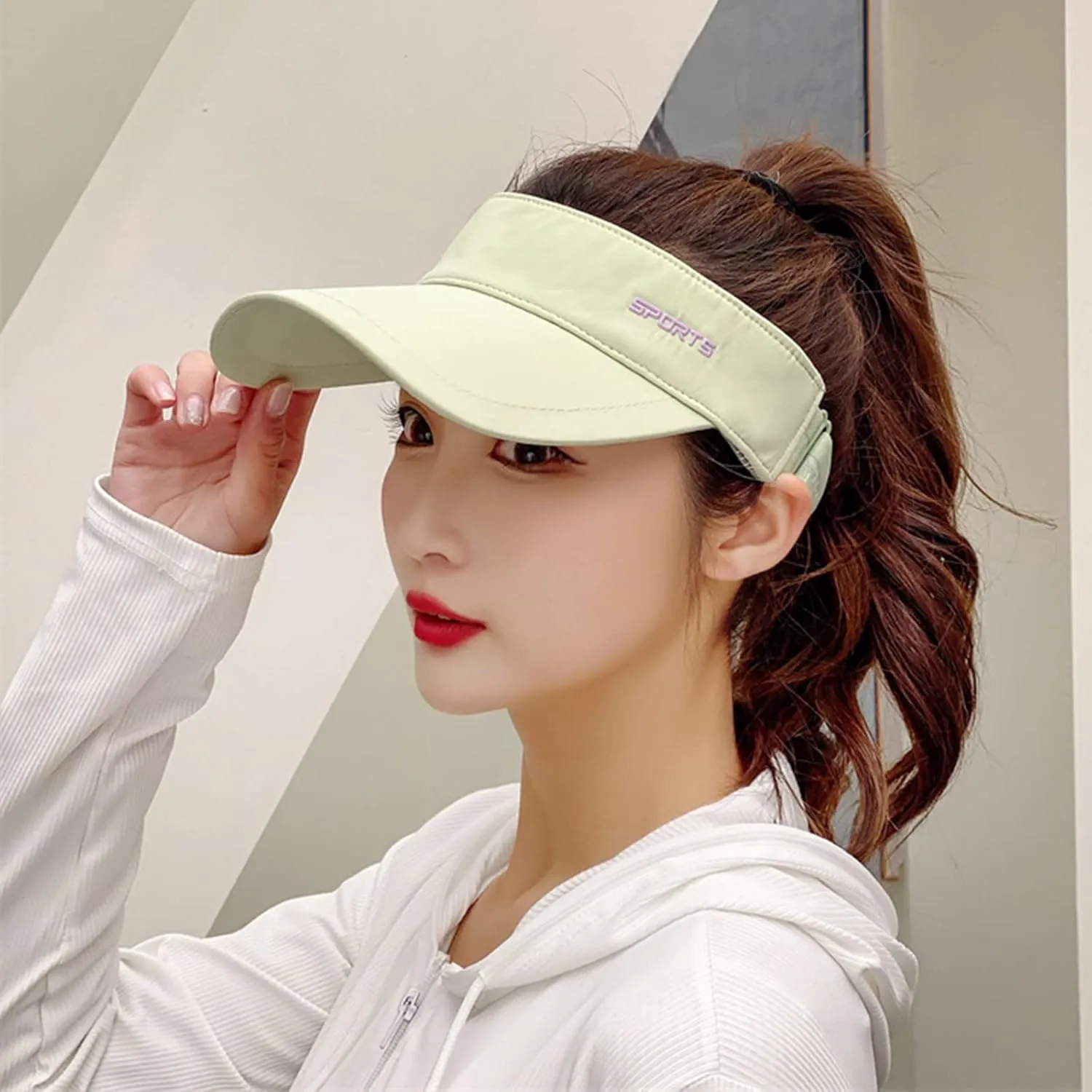 Sun Hats for Men Womens Empty Top Hat Outdoor Sports Sun Hat Sun Hat Large Brim Casual Peaked Cap