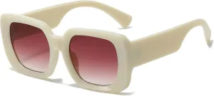 Sunglasses for Women Men Popular Punk Uv400 Vintage Multicolor Gradient