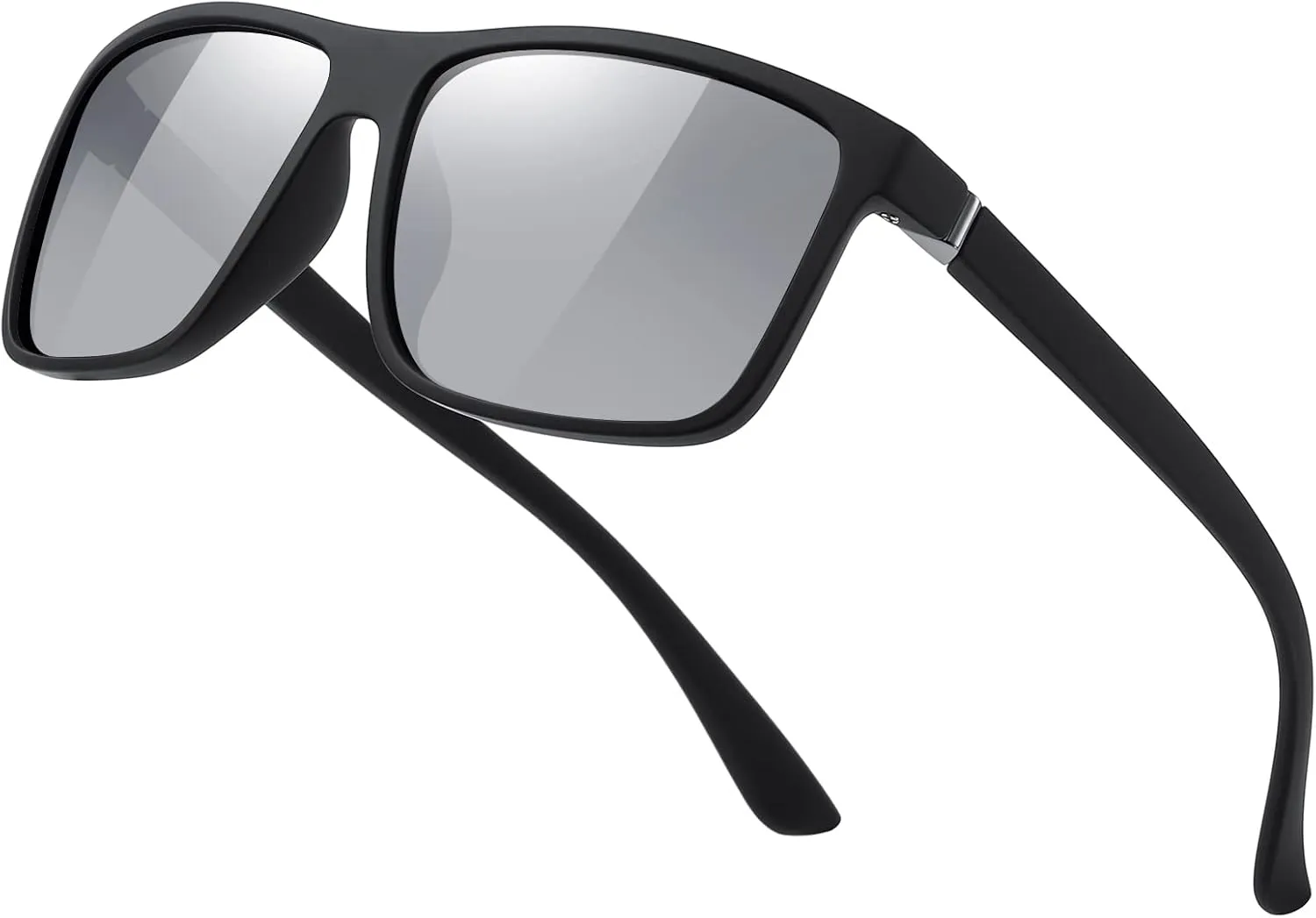 Sunglasses Men Polarized Sunglasses for Mens and Womens,Black Retro Sun Glasses Driving Fishing UV Protection