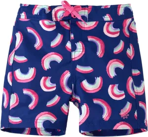 UV SKINZ Girls’ Board Shorts with UPF 50  Sun Protection – Girl’s Lined Board Shorts, Girls’ Swim Shorts