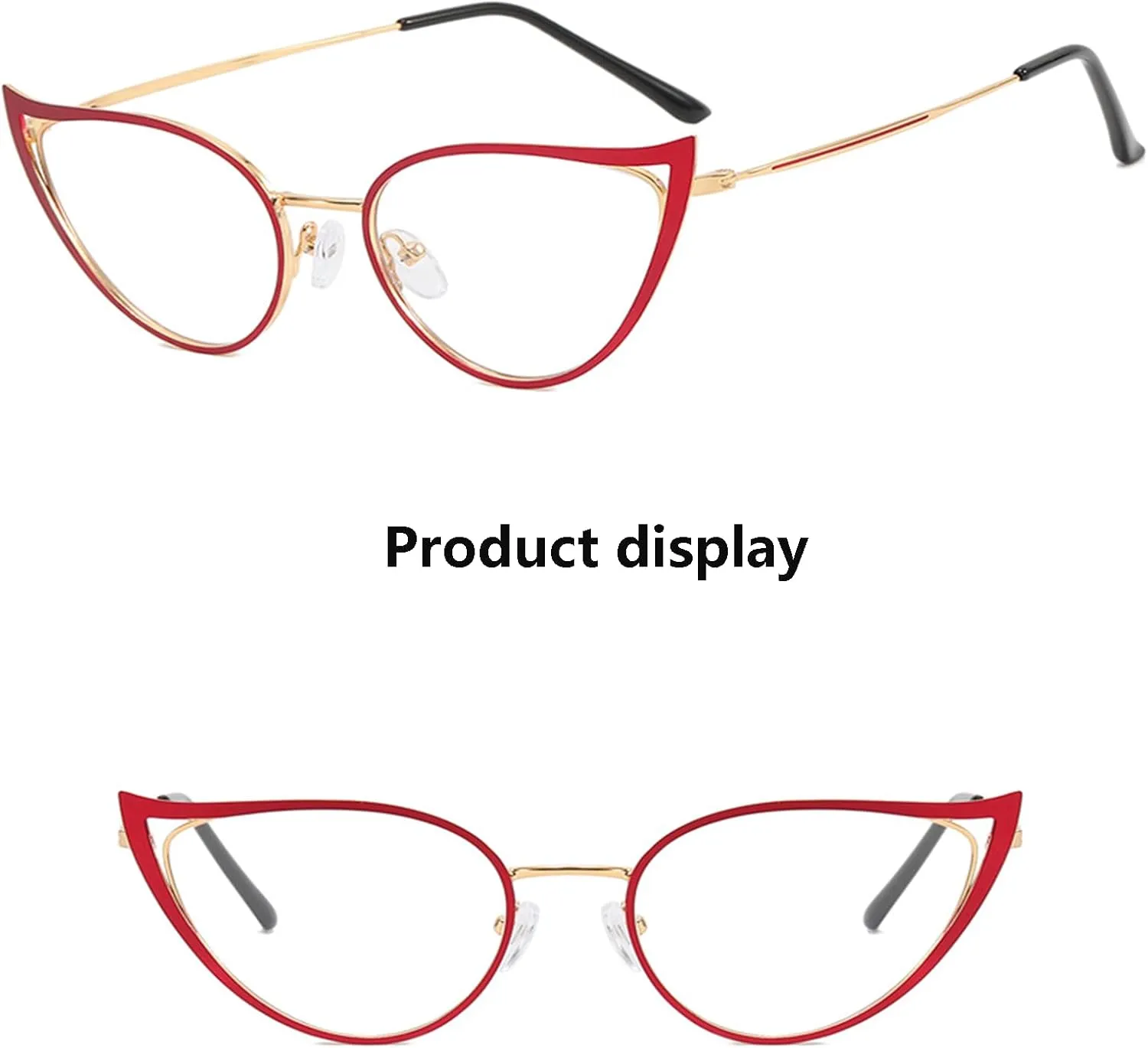 Vintage 90s Cat's Eye Sunglasses, Anti blue light sunglasses, Eyeglasses UV 400 Protection for Women