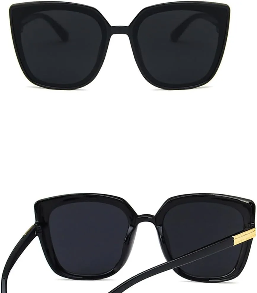 Vintage Cat Eye Big Sunglasses Women Frame Sun Glasses Men Female Quality Retro Shades Fashion UV400