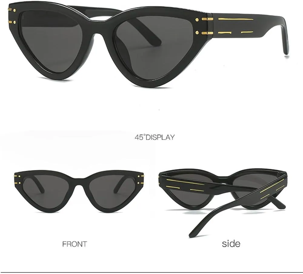 Vintage Cat Eye Sunglasses Women Men Fashion Goggle Sun Glasses Female Trends Shades Outside Eyewear UV400