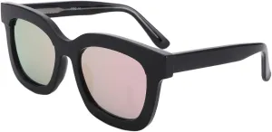 Vintage Thick Frame Square Sunglasses, Retro Cat Eye Sun Glasses UV Protection for Women Men