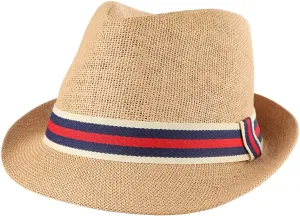 WESTEND Unisex Summer Wide Brim Fedora - Hats for Men & Women   Panama Hats & Straw Hats
