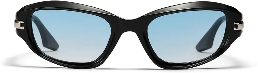 willochra Oval Sunglasses for Women Fashion Retro 90s Style Oval Sun Glasses Vintage Cat Eye Shades Summer Goggles F28 ​