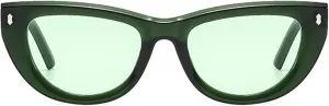 willochra Polygon Women Sunglasses Vintage Gradient Candy Color Shades Cat Eye Trendy Designer Travelling Eyewear UV400