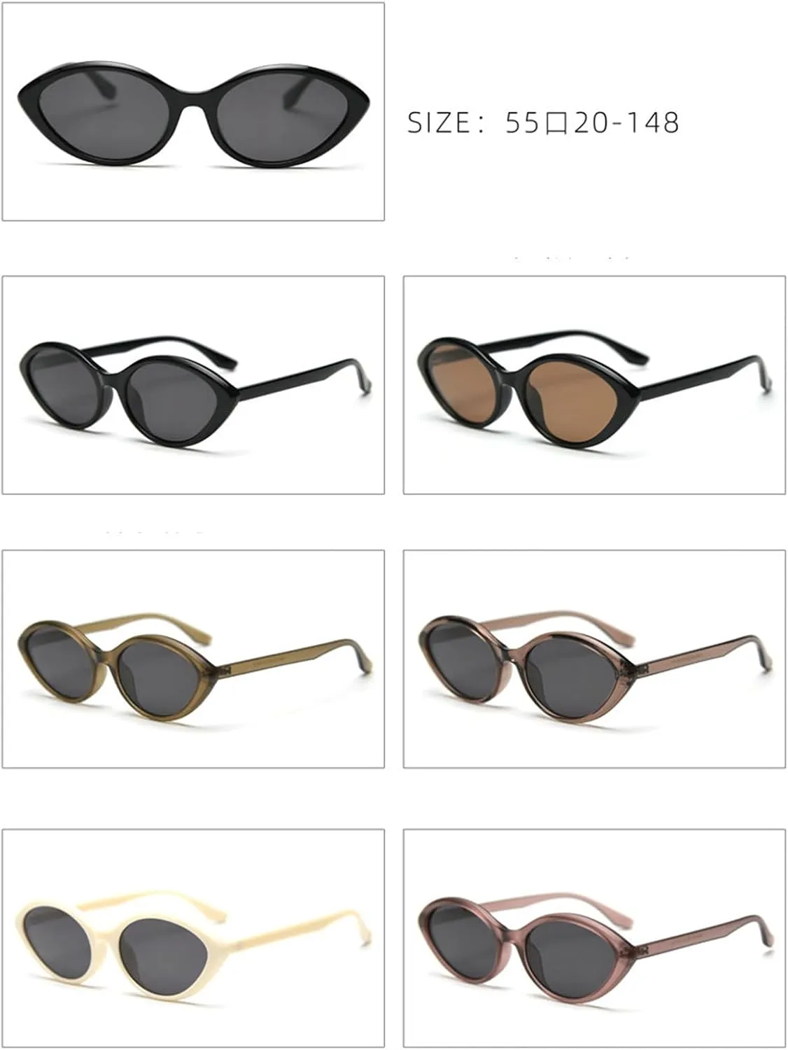 willochra Small Cat Eye Sunglasses Women Luxury Fashion Gradient Shades UV400 Vintage Rivets Men Polarized Oval Sun Glasses