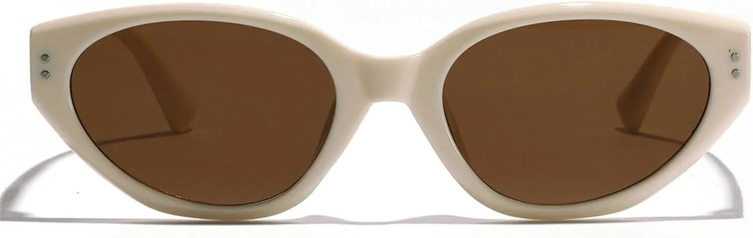 willochra Vintage Cat Eye Sunglasses Woman Retro Sun Glasses Female Fashion 90s Style Cat Eye Shades UV400 Women Sunglasses