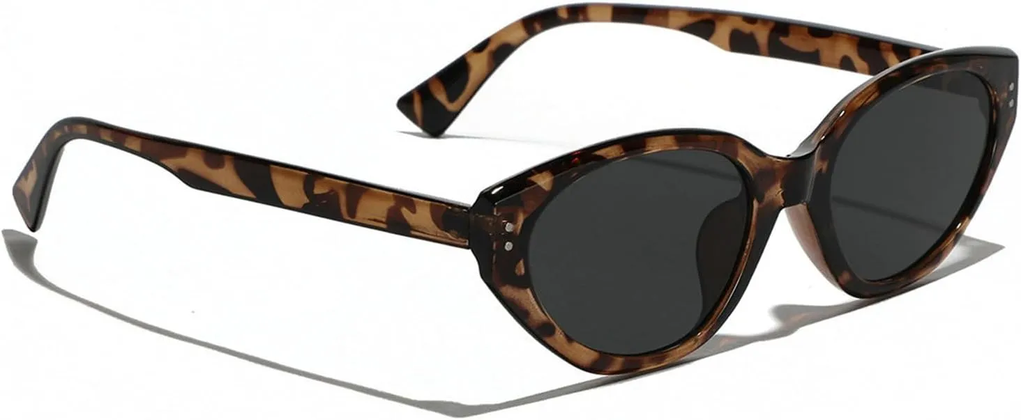 willochra Vintage Cat Eye Sunglasses Woman Retro Sun Glasses Female Fashion 90s Style Cat Eye Shades UV400 Women Sunglasses