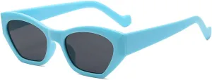 willochra Vintage Cat Eye Sunglasses Women 2025 Stylish Gradient Shades Trendy Luxury Fashion Square punk rivet Sun Glasses