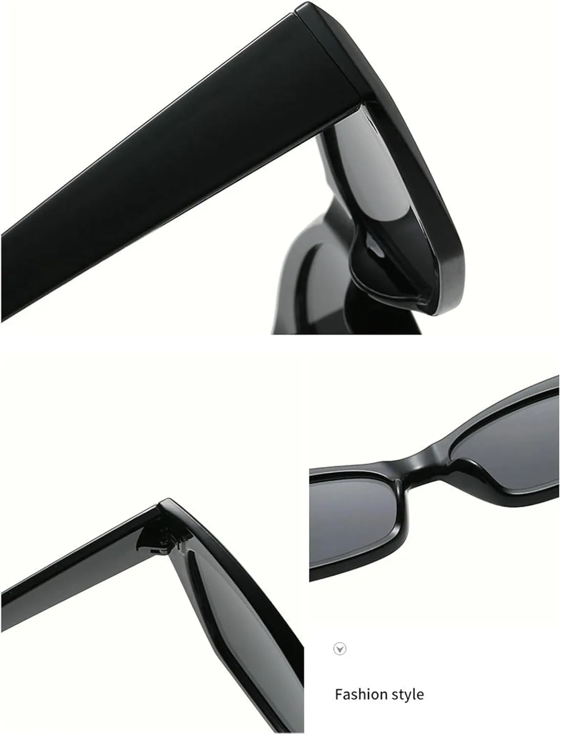 willochra Vintage Cat Eye Sunglasses Women 2025 Stylish Gradient Shades Trendy Luxury Fashion Square punk rivet Sun Glasses