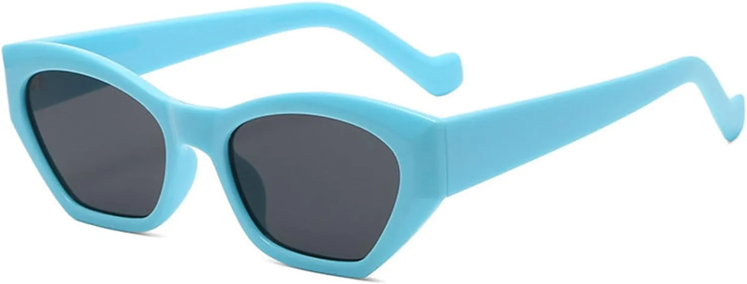 willochra Vintage Cat Eye Sunglasses Women 2025 Stylish Gradient Shades Trendy Luxury Fashion Square punk rivet Sun Glasses
