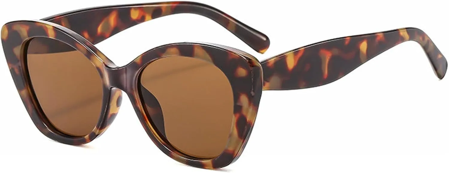 willochra Vintage Cat Eye Sunglasses Women 90s Oval Sun Glasses Female Retro Shades Fashion Gradient Sunglasses UV400